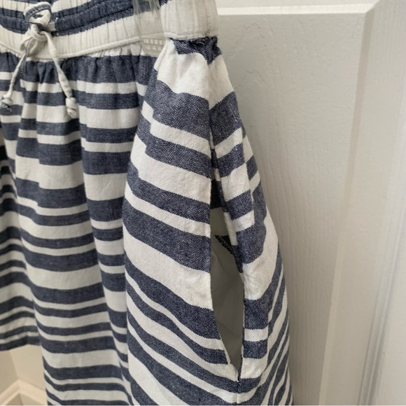 Gap Striped Blue / Off White Skirt Ladies Medium - Picture 4 of 10